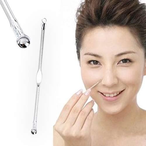 Cosmetic Tool Free Shipping Silver Blackhead Comedone Acne Blemish Extractor Remover free shipping DHL #6611