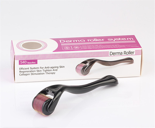 Derma roller with 540 Needles DSR 540 Microneedle Roller Derma Roller Acne Removal Product 0.2~3.0mm epacket free shipping