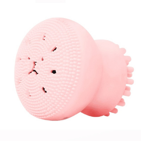 2019 New Quality Wash Brushes Super Little Cute Octopus Face Cleaner Massage Soft Silicone Facial Brush Face Cleansers Blackhead Spot Acne