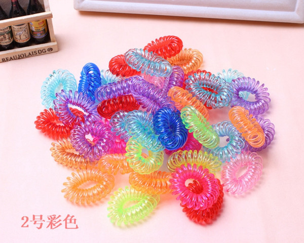 Hot Candy Colored Telephone Line Elastic Hair Bands/Hair ties/Hair ring/hair wear/Hair Accessories