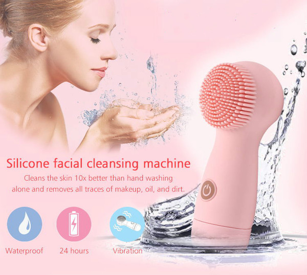 Silicone Facial Brush Waterproof Deep Cleansing Face Brushes Beauty Skin Care For Cara Massager As Gift For Lover