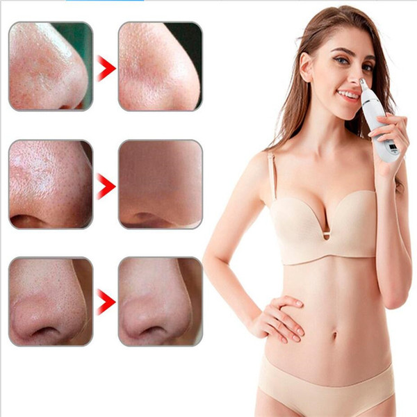 Electric Facial Skin Cleaner Tool Vacuum Suction Blackhead Microcrystalline Grinding Acne Comedo Remover Pore Face Cleaning Beauty Rejuven