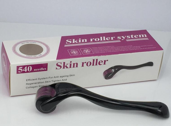 540 Micro Needle Skin Roller Derma Roller High-Carbon Steel Skin Acne Roller Microneedle Loss Wrinkles Face New