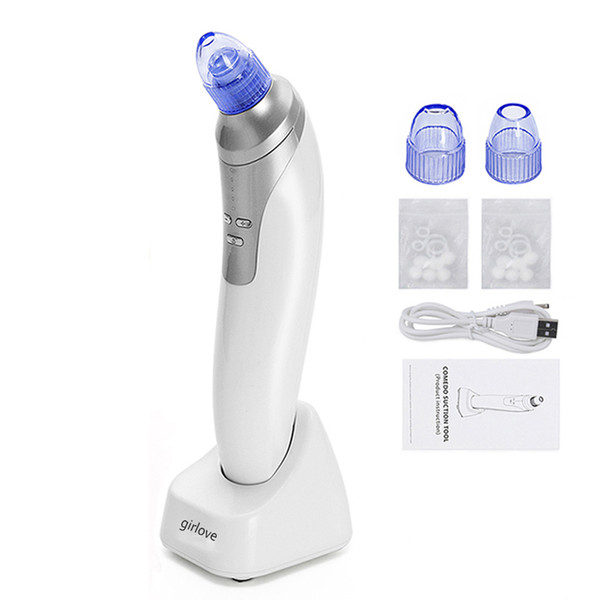 USB Blackhead Vacuum Suction Machine Microdermabrasion Blackhead Remover Pore Cleaning Skin Peeling Diamond Dermabrasion