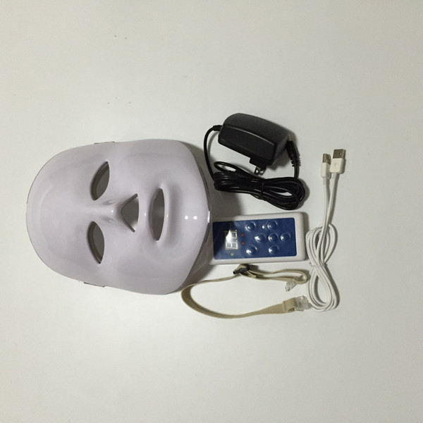 pdt led facial mask red & blue light therapy anti aging acne treatment skin care beauty equipment