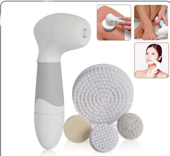 Electric Facial Brush Cleanser Massager Scrubber Face Cleaning Brushes Spa Face Skin Care Device Kits by DHL 48pcs/lot