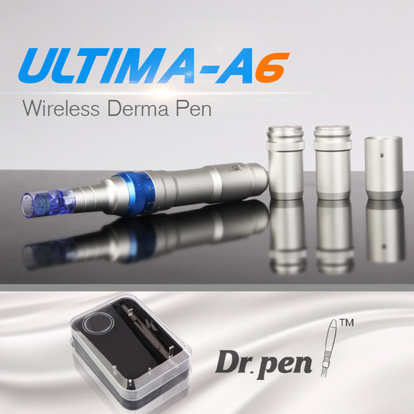 Derma pen High Quality Dr.pen A6 Auto Electric Micro Needle pen with 2 batteries Rechargeable korea dermapen