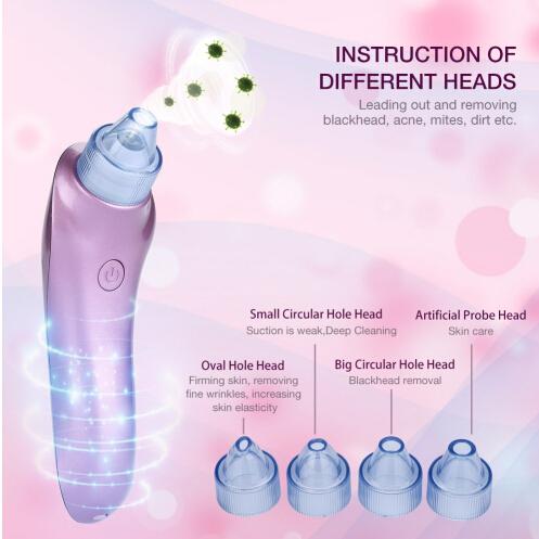 Vacuum Pore Cleaner Face Cleaning Blackhead Removal Suction Black Spot Cleaner Facial Cleansing Cosmetology Face Machine