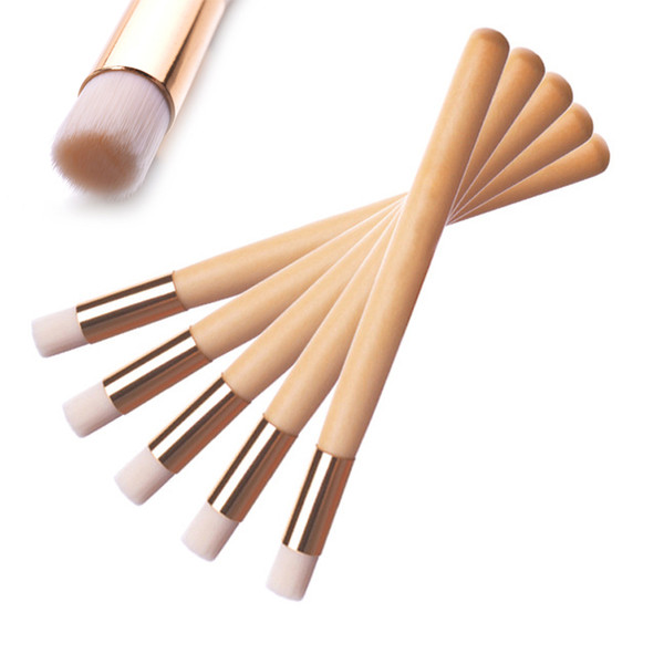 Blackhead Nose Cleaning Brush Wooden Washing Makeup Beauty Brushes Skin Care Tools Cleaning Accessories Nasal Shadow Flat Top Brush 0611038