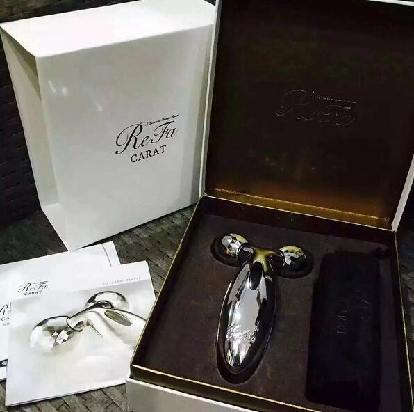 MTG ReFa CARAT PEC-L1706 Platinum Electronic Roller Japan Model New Personal Face Full Body Massager Beauty Equipment Lines & Wrinkles gift