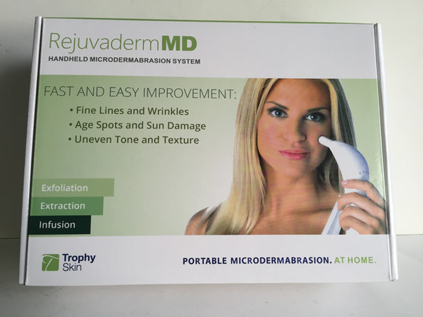 Rejuvaderm MD handheld microdermabrasion system improvement fine lines wrinkles /age spots sun damage/uneven tone/texture beauty equipment