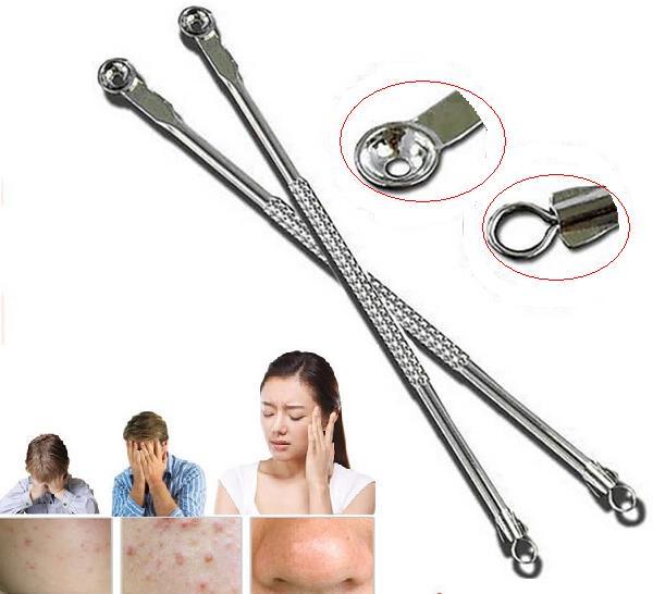 Silver Stainless steel Acne Needle Blackhead Blemish Extractor Remover Tool Wholesale beauty tool skin clean tool