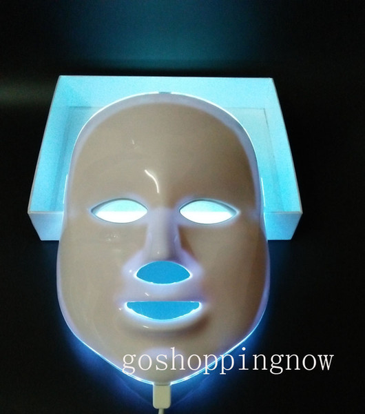 updated type 7 colors photon PDT led facial mask skin care blue green red light therapy equipment beauty devices