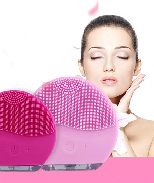 Facial Cleansing Brush Sonic Cleansing for Face Skin Cleaning Medical Level Silicone & Waterproof