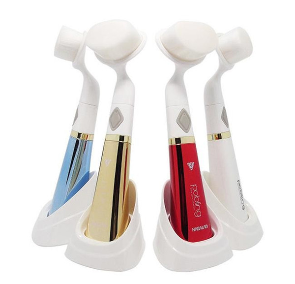 DHL Korea Pobling Electric Ultrasonic Wash Face Brush Machine Facial Pore Cleaner Body Cleaning Skin Massager Face Care Tools