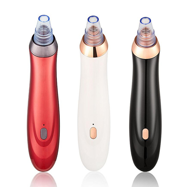 Face Skin Care Pore Cleaning Vacuum Blackhead Remover Acne Pimple Removal Beauty Healthy Suction Tool Derm Abrasion Machine Free Shipping