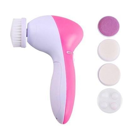 HOT 5 in 1 Face care massager Multifunction Electrical Facial Cleansing Brush Spa Operated Set Free DHL UPS Fedex