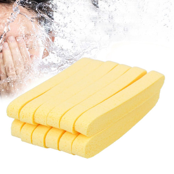 6 Pairs Compressed Sponge Foam Sticks Facial Cleaning Mat Pad Reusable Cleanser Strips Face Washing Cleansing Product