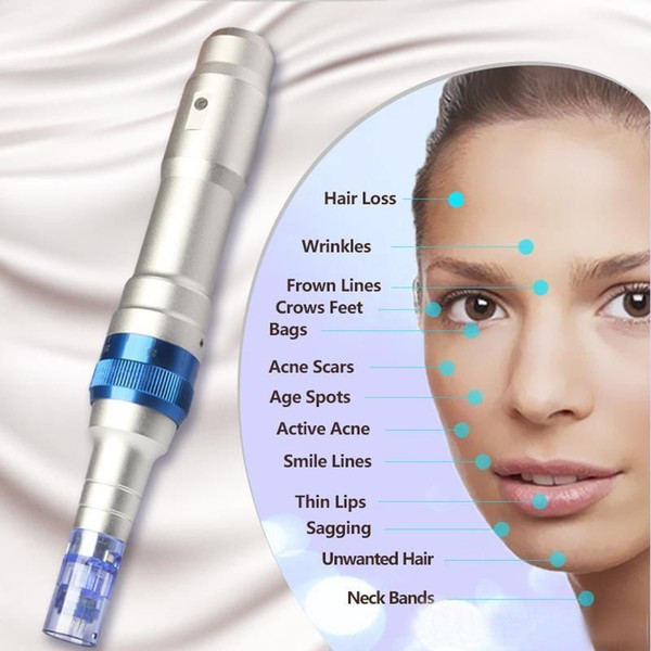 Wholesale ULTIMA A6 Wireless Derma pen Dr.pen Ultima A6 Auto Electric Micro Needle 2 batteries Rechargeable Dermapen Skin Care