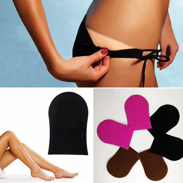 3 Colors Velvet Self Tanner Sunless Self Tanning Applicator Mitt Glove Lotion Spray Mousse Tanne