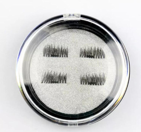 Magnetic Eye Lashes 3D False Magnet Eyelashes Extension 3D Fake Eyelashes magnetic eyelashes 4pcs=1pair with retail package