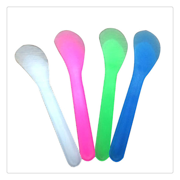 Hot Sale 10Pcs Plastic Cosmetic Skin Care Cream Mask Mixing Spatula Convenient and easy to use Applicator Tool Random Color