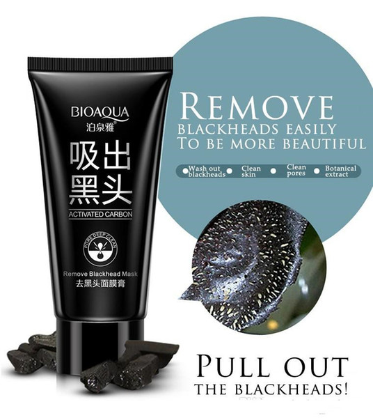 BIOAQUA Blackhead Remover Black Mask Deep Cleasing Facial Mask Peeling Off Mask Beauty Skin Care Black Head removedor de cravo