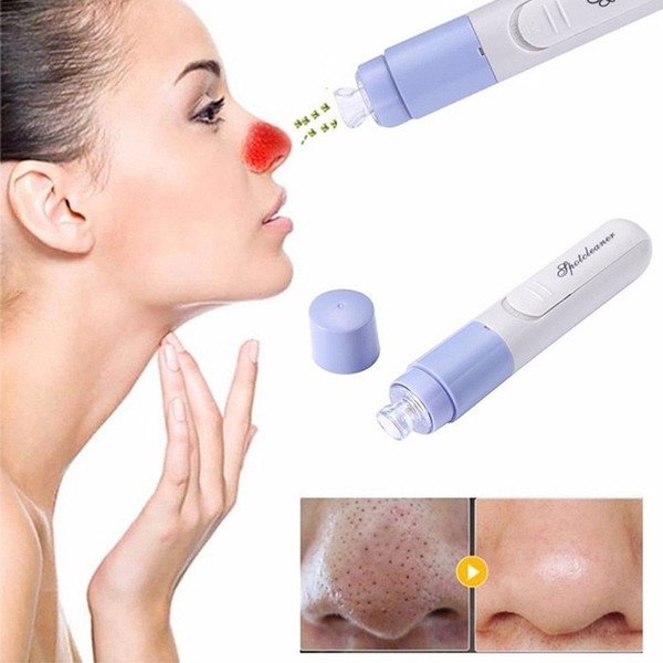 Electric Facial Skin Care Pore cleanser Blackhead Remover Cleaner Vacuum Acne Tweezers Blackhead Vacuum Cleaner 4 Colors AAA712