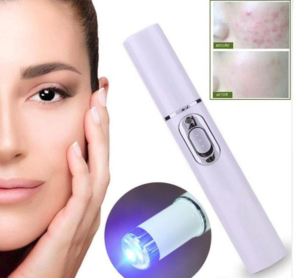 10pcs Acne Laser Pen Portable Wrinkle Removal Machine Durable Soft Scar Remover Blue Light Pen Massage spider vein Eraser KD-7910