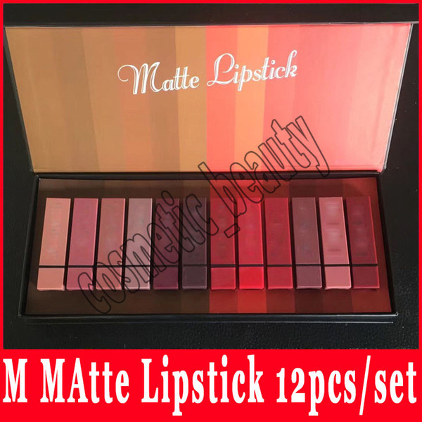 Retro Matte Lipstick Rouge a levers mattes lip stick long lasting comfortable 12 different colors lipsticks kit