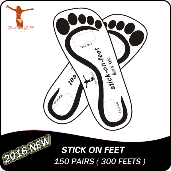 150 PAIRS(300feets) SPRAY TANNING Sticky feet FOR SUNLESS TAN