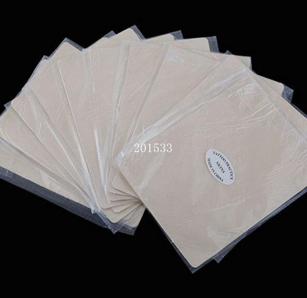 Wholesale Tattoo Drawing Practice Skin Exercises Training Blank Permanent Tattoo Makeup Exercise kin For Eyebrow and Lip 100pcs