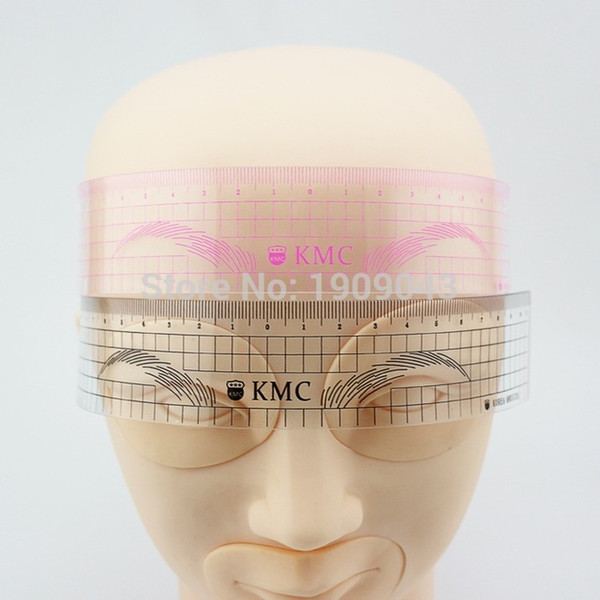 Wholesale-2pcs Permanent make up Eyebrow ruler, tool to measure perfect brow
