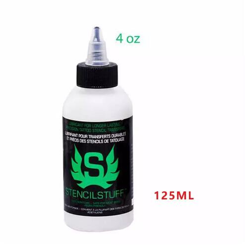 Tattoo Stencil Application Cream Stencil Stuff 4Oz bottle Stencil Stuff Tattoo Thermal Transfer Solution Application Green Stuf