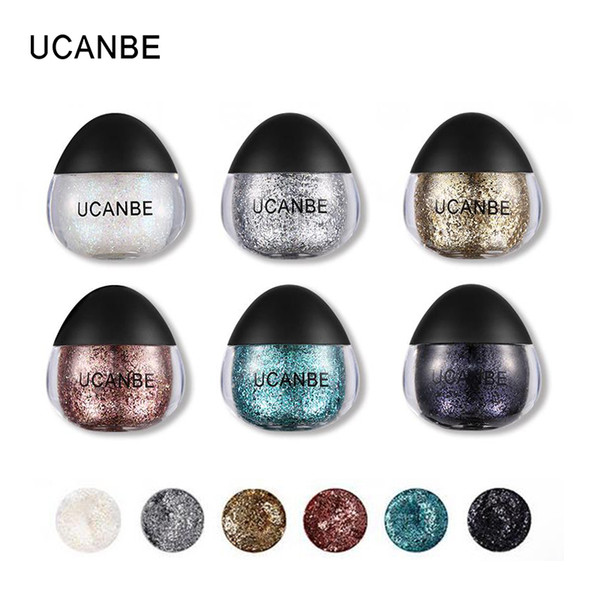 UCANBE Brand 11 Colors Body Glitter Paste Cream Makeup Shimmer Sparkle Face Hair Hand Highlighter Paint Gel Cosmetics Shadow Set