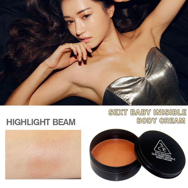 Wholesale-Sexy Body Shimmer Cream Glitter Lotion Skin Radiant Brightening Bronzer Body Contour Cosmetics Highlight Beam 60g