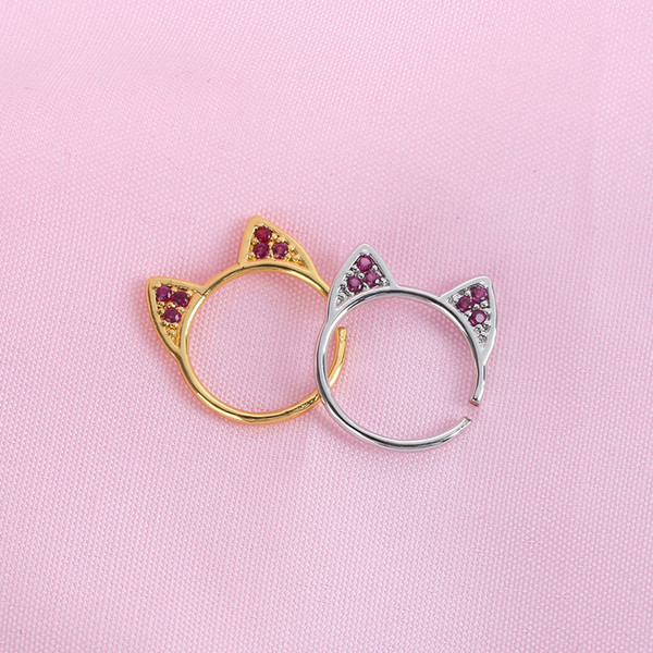 1pc Sexy Fake Nose Ring Cat Shape Zircon Clip On Nose Cat Pattern Body Jewelry Non Piercing Unisex