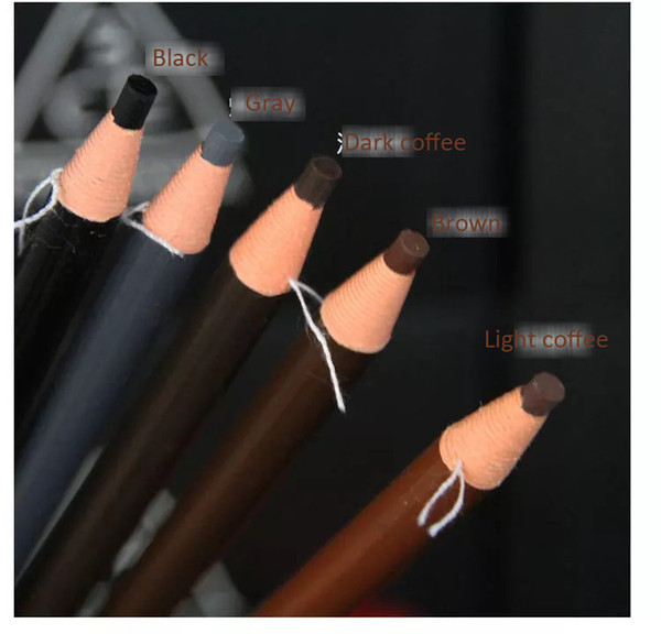 Hot Sale Easy Use Thread Pull Eyebrow Pencils Eyebrow Makeup Tools for Eyebrow Cosmetic 10pcs/Lot 5 colors Free Shipping