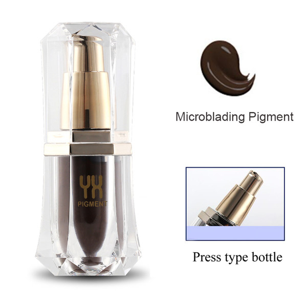 Organic Microblading Pigment 15ml Professional Tattoo Ink for Semi Permanent Makeup Eyebrow Lip Embroidery Cosmetic Micro Pigment Supplies