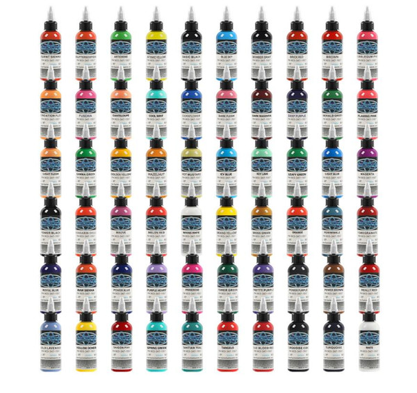 New Tattoo Ink Fusion 16/25/60 Colors Set 1 oz 30ml/Bottle Tattoo Pigment Kit Free Shipping