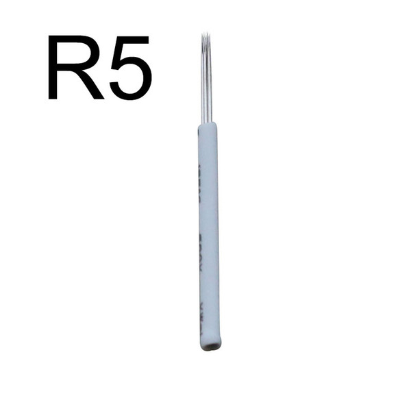 50pcs Shading R5 LINER Microblading Needles Manual Needles for Fog Eyebrow Microblading Round Needles for Permanent Makeup