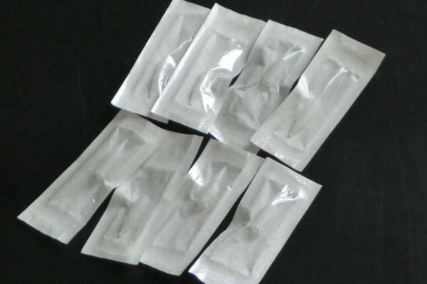 500Pcs 5RT individual Package White Plastic Permanent Makeup Nozzle Tips for Permanent Tattoo Makeup Needle Supply
