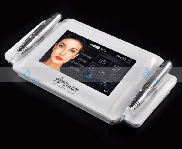 2 in 1 Intellegent Artmex V8 Tattoo Permanent Makeup Machine Touch Screen 2 pens PMU + MTS tattoo eyebrow pen make up equipment