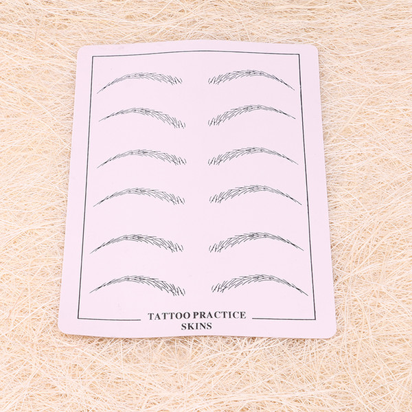 15x20cm Good Quality Mixed Eyebrow Practice Skin Professional Tattoo Design MUA711 Free Shipping