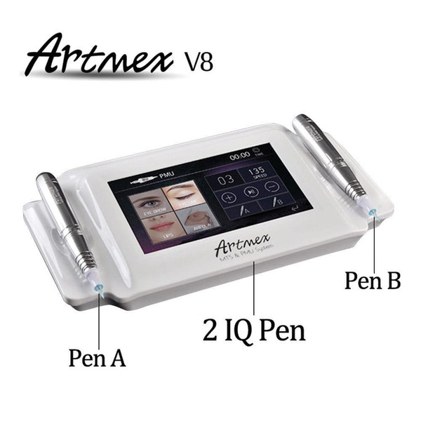 high quality permanent make-up tattoo machine eyebrow pen mouth rotating pen Artmex MTS and PMU system V8