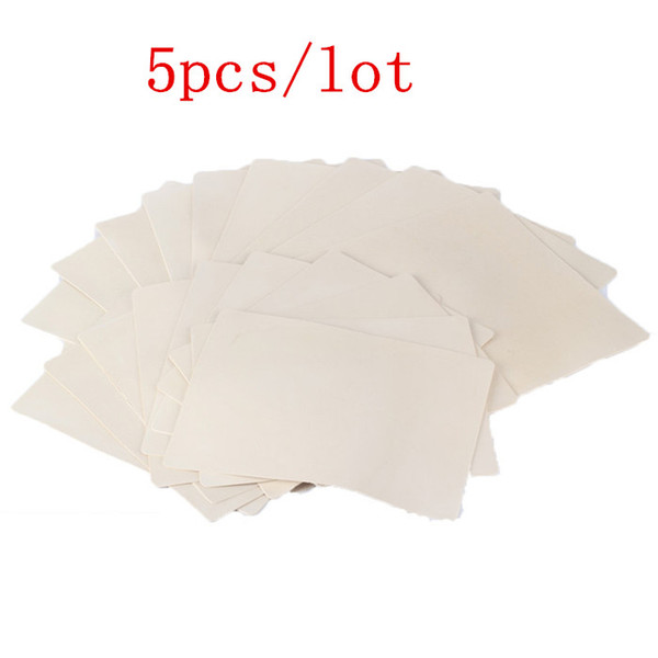 YiLong Hot Sell 5Pcs/Lot Tattoo Practice Skin Blank Plain For Needle Machine Supply Free Shipping