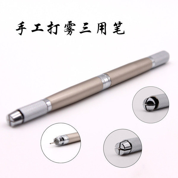 Tattoo Embroidery three Use pen machine Microblading Pen Tattoo Machine for Permanent Makeup Eyebrow Tattoo Manual Pen Needle Blade Cosmetic