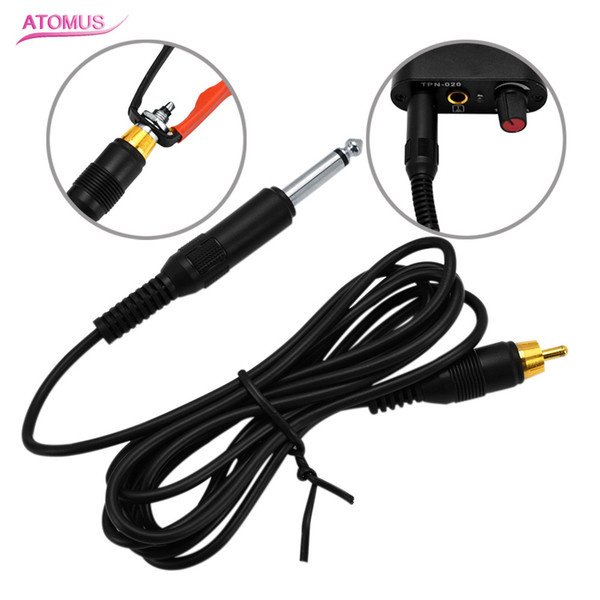 Black Tattoo Power Supply Clip Cord Cable for Rotary Tattoo Machines for Tattoo Machine Set Kits