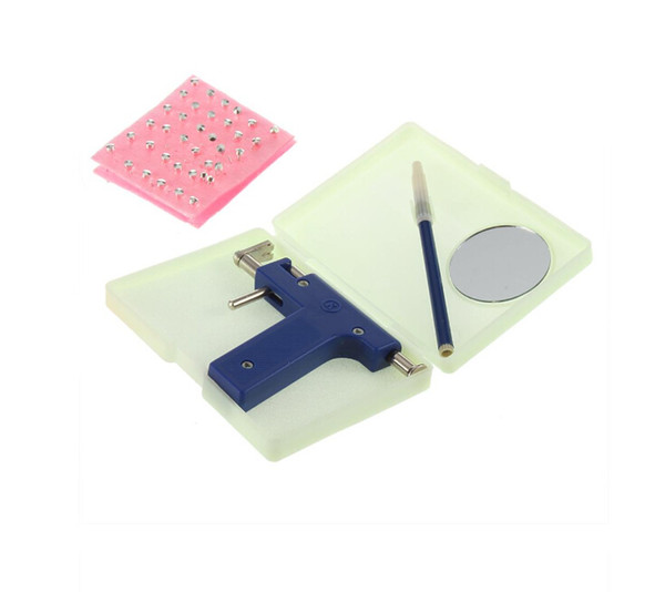 Hot Selling 2set Professional Steel Ear Nose Navel Body Piercing Kits with 72pcs Studs Tool Kit Set Worldwide