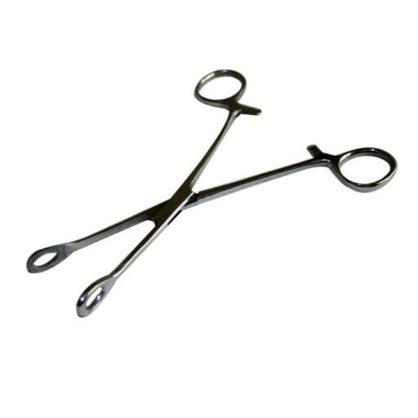 Stainless Piercing Tool Body Piercing Forcep For Ear Nose Tongue Belly Individually Packed Clamp For Professionals